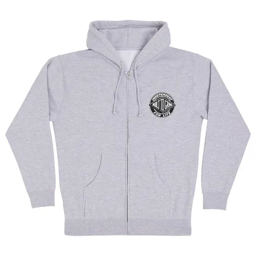 Independent Trucks Skateboard Hoodie Life Clutch Zip Heather Grey