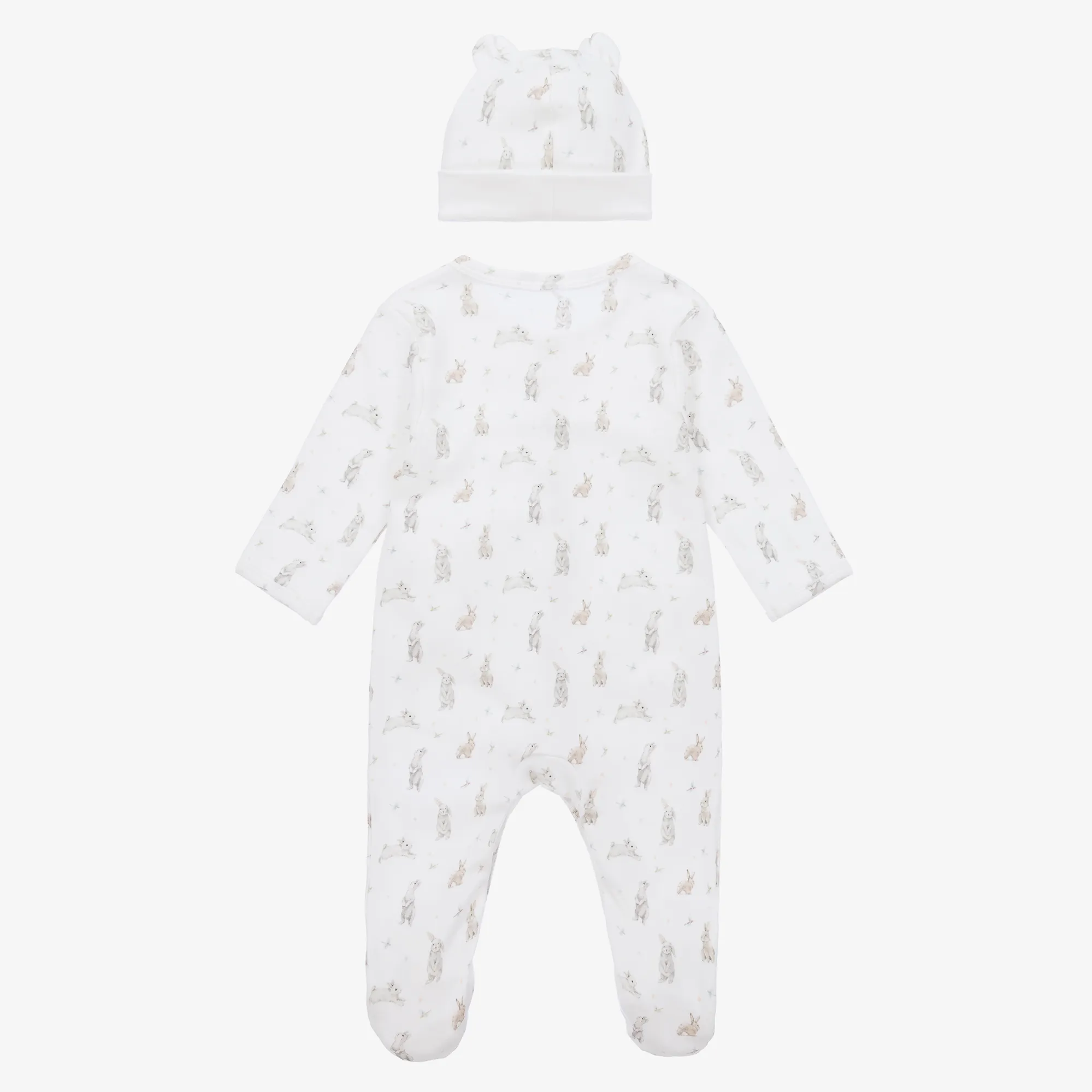 Ivory Supima Cotton Babygrow Set