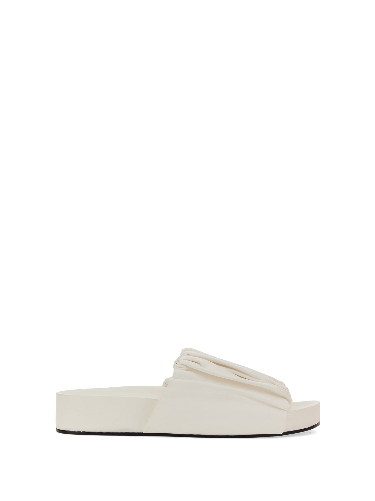 JIL SANDER LOW LEATHER SANDALS