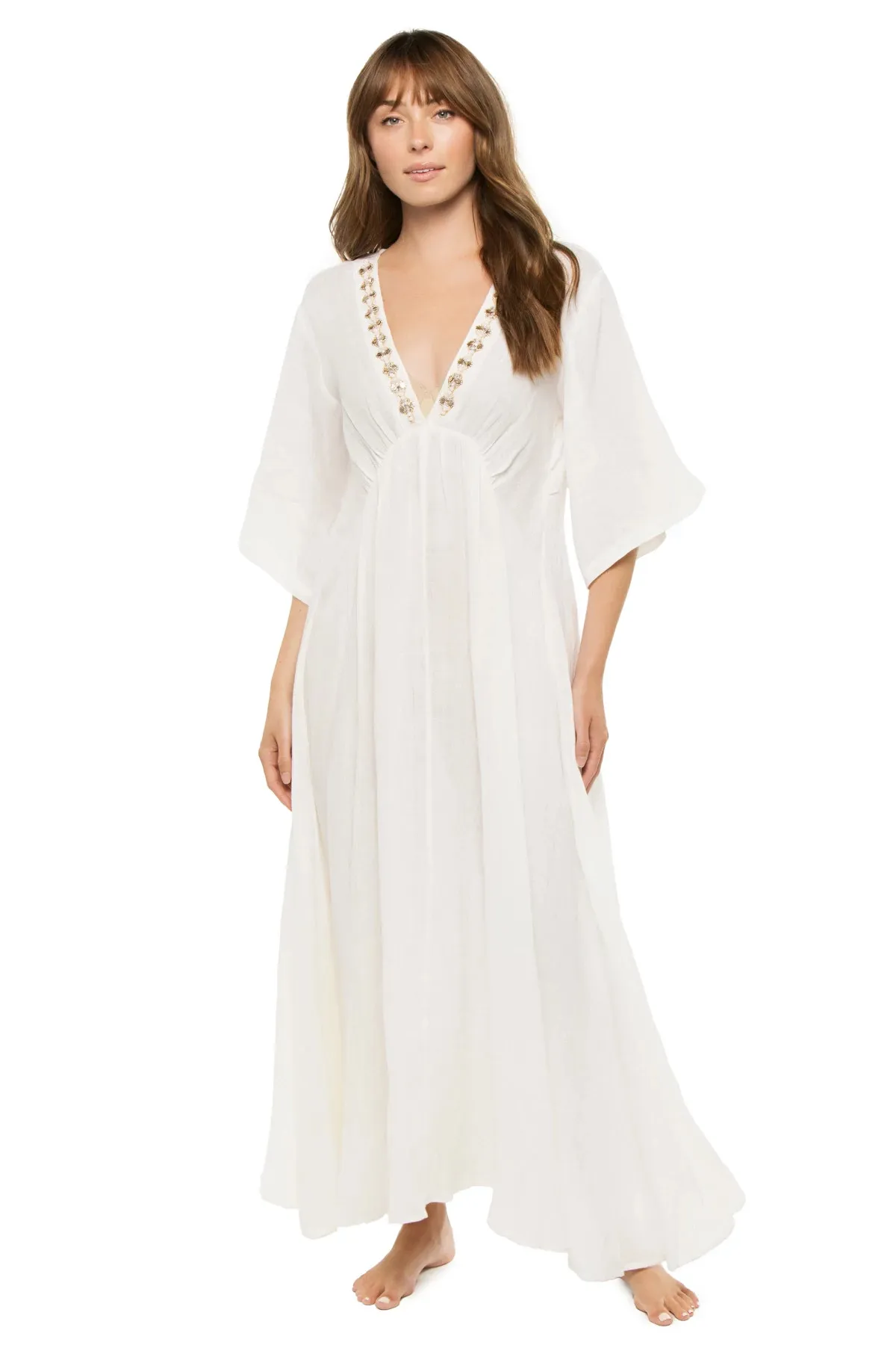 Kalita Plunge Maxi Dress