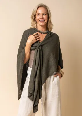 Khaki Casilda Shawl