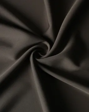 Khaki Polyester Crepe Fabric