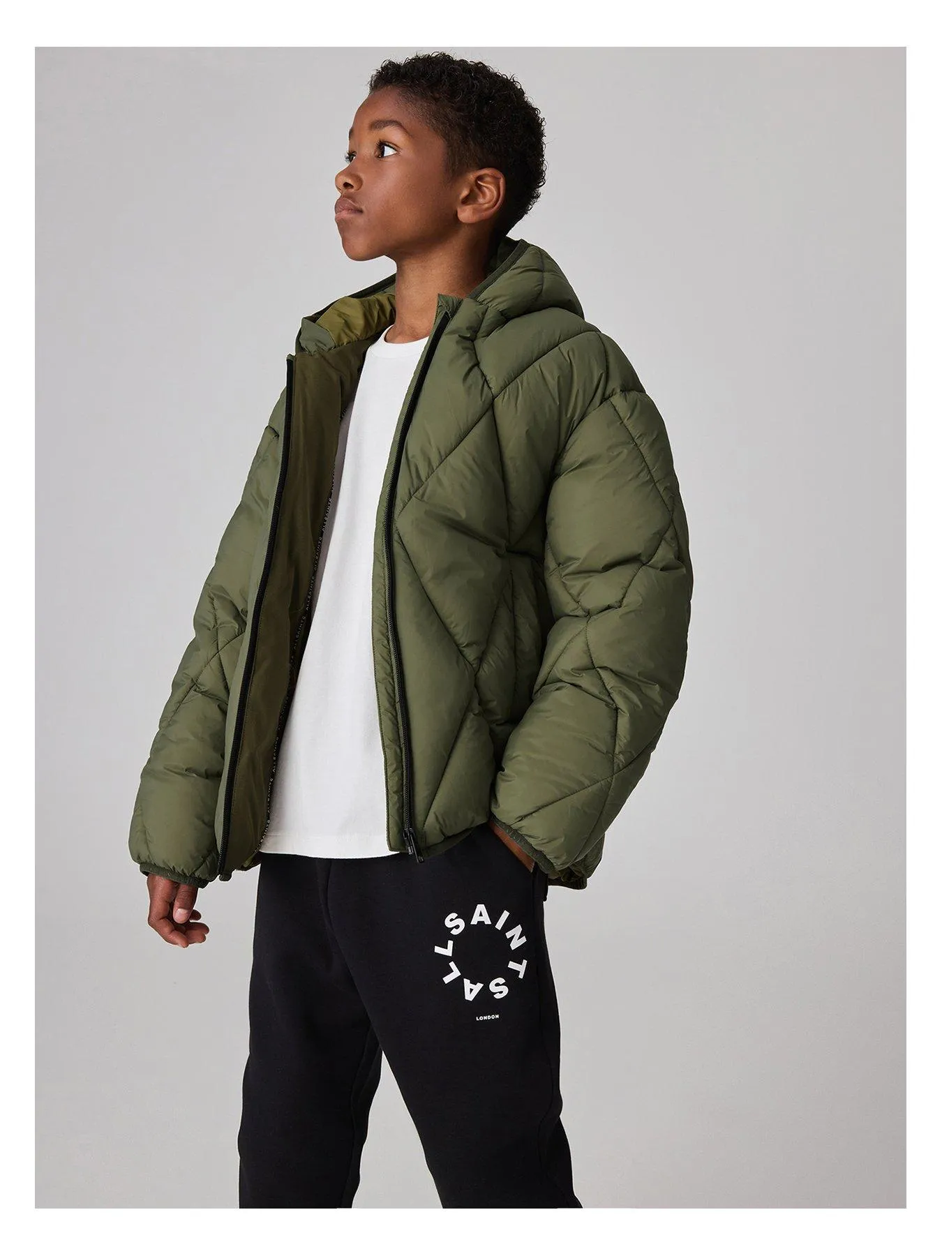 Kids Pegasis Coat - Khaki from smALLSAINTS