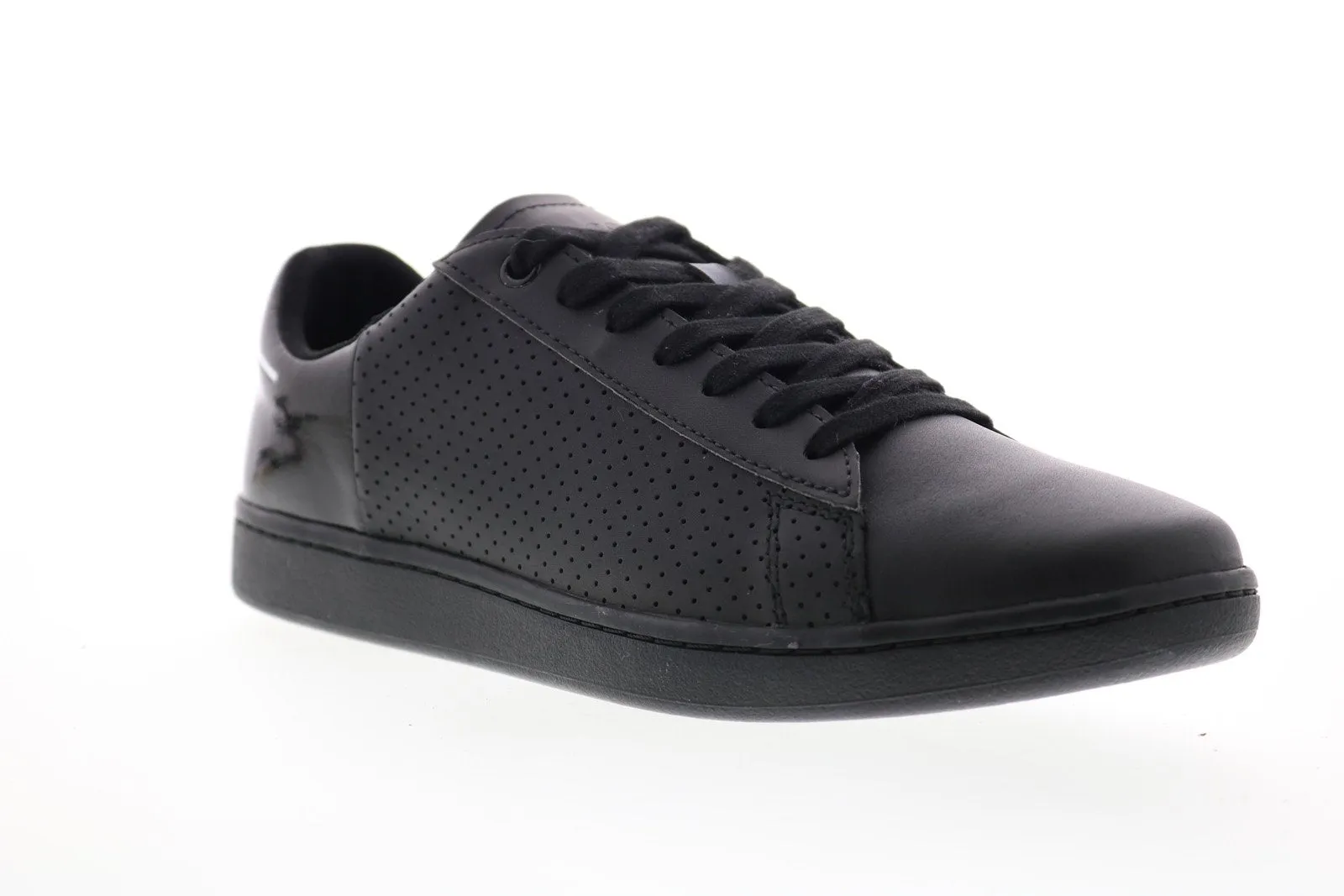 Lacoste Carnaby Evo 319 3 U Sma Men's Black Leather Lifestyle Sneakers Shoes