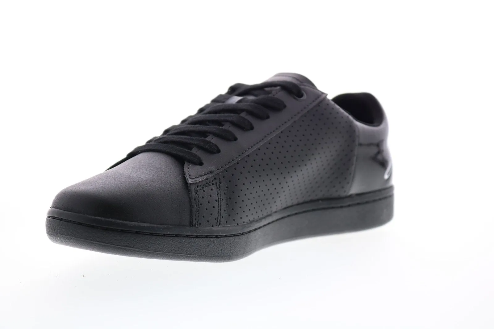 Lacoste Carnaby Evo 319 3 U Sma Men's Black Leather Lifestyle Sneakers Shoes