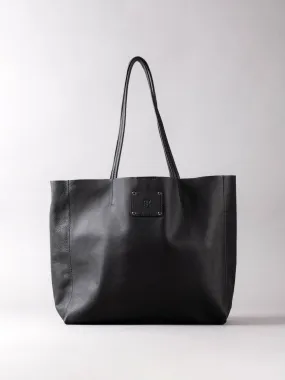 Lakeland Leather Black Tarn Leather Bucket Bag