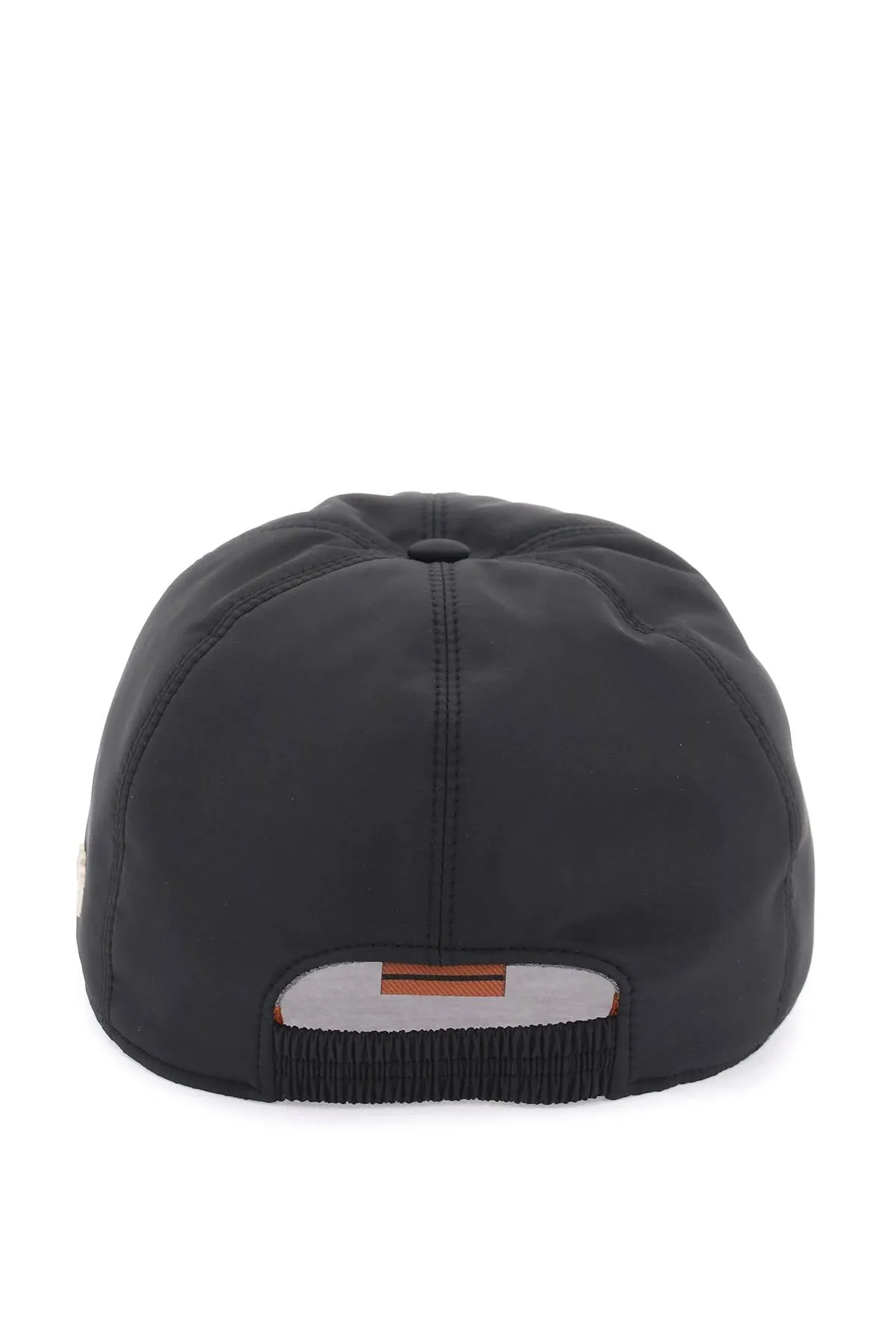 Leather Trim Baseball Cap