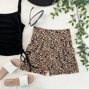 Leopard Print Shorts