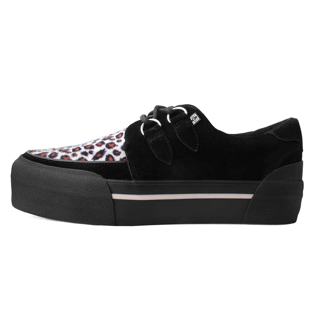 Leopard Suede Creeper Sneaker