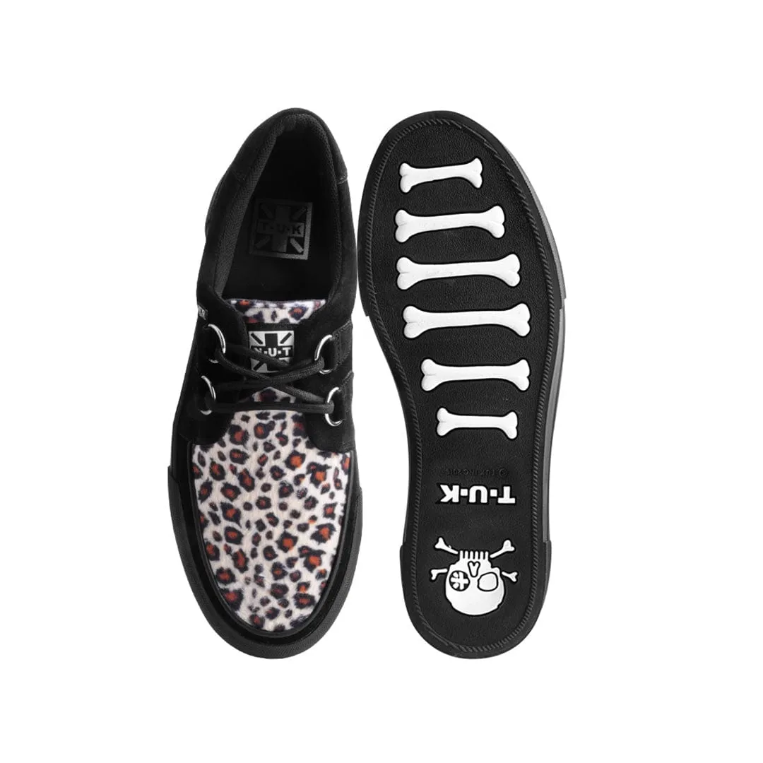 Leopard Suede Creeper Sneaker