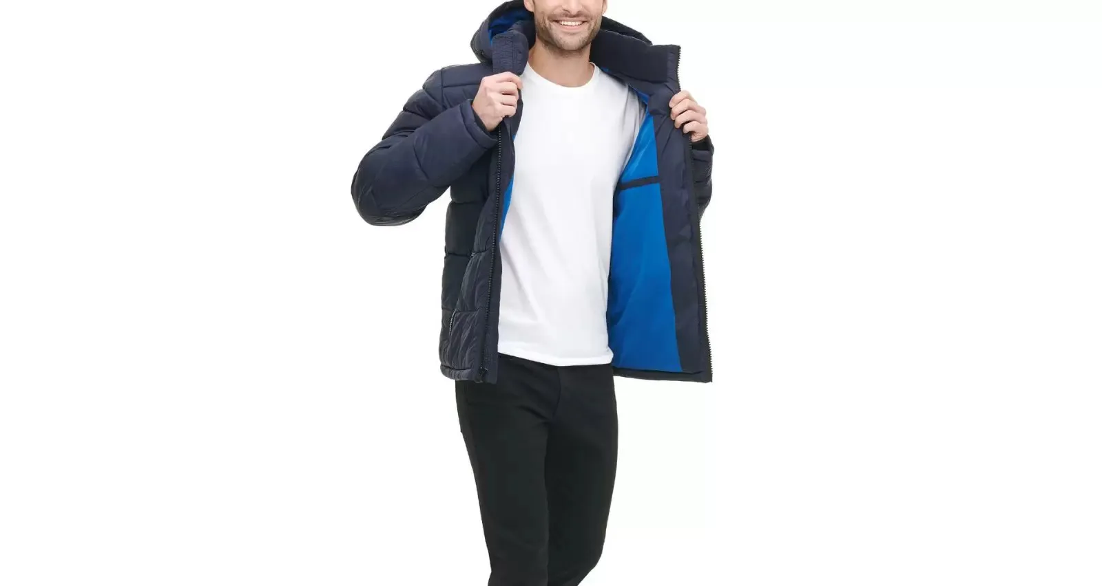 Levi's Heavyweight Puffer Jacket with Hood and Water Resistance