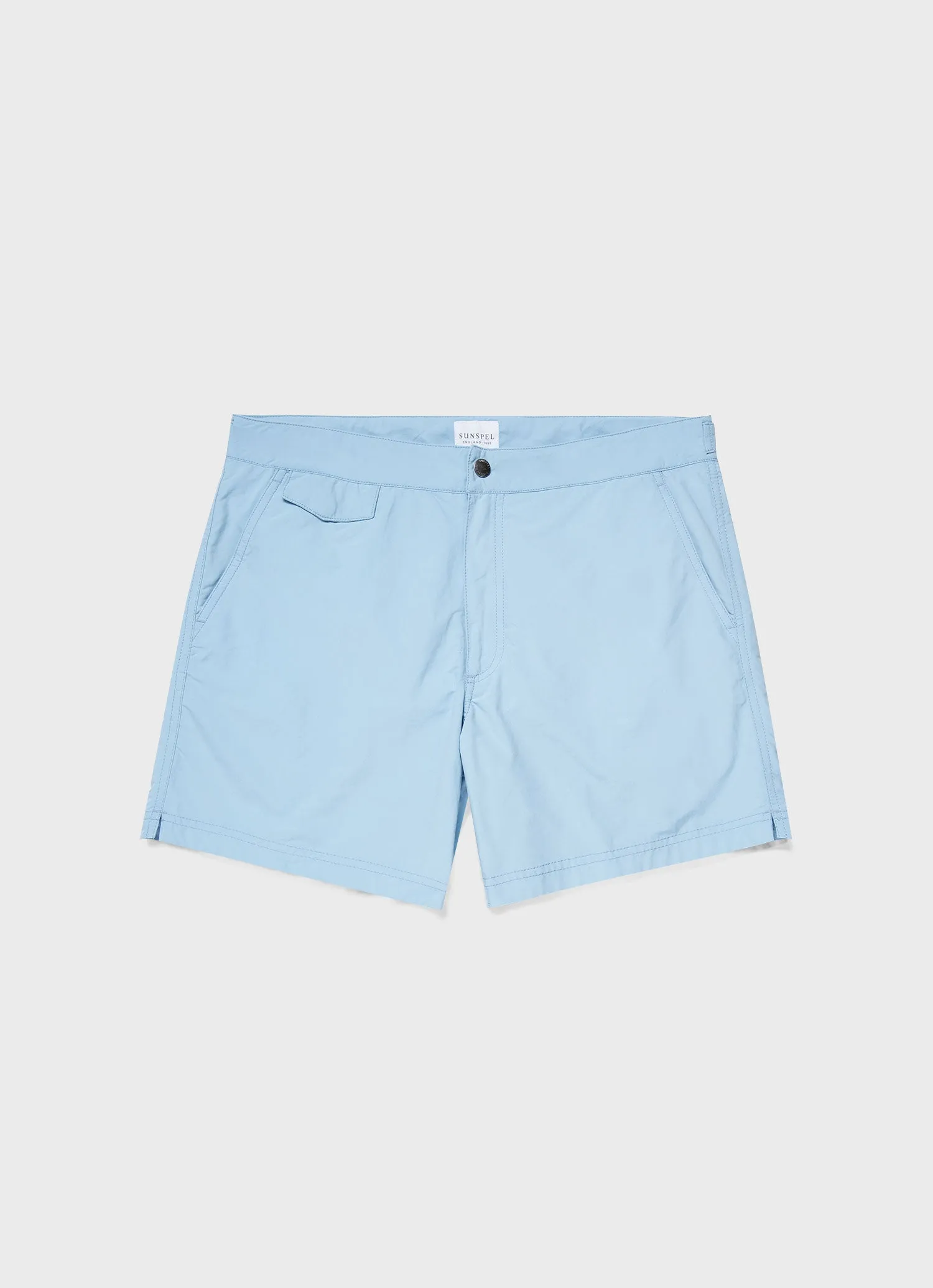 Light Blue Men's Tailored Swim Short