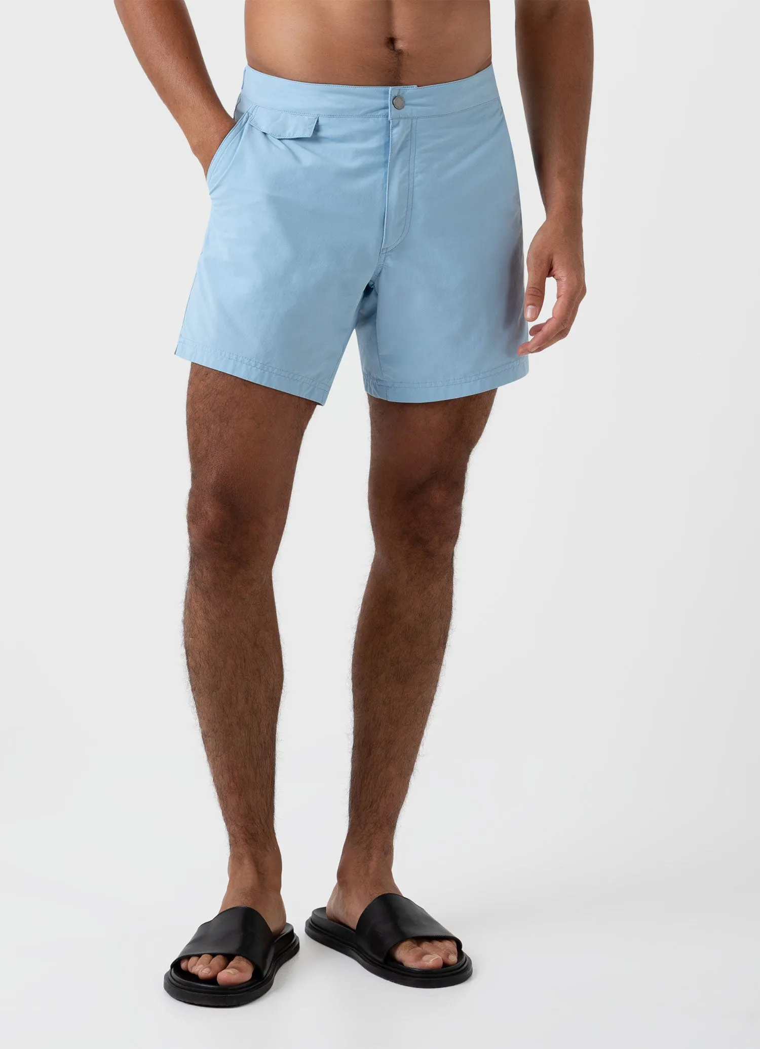 Light Blue Men's Tailored Swim Short