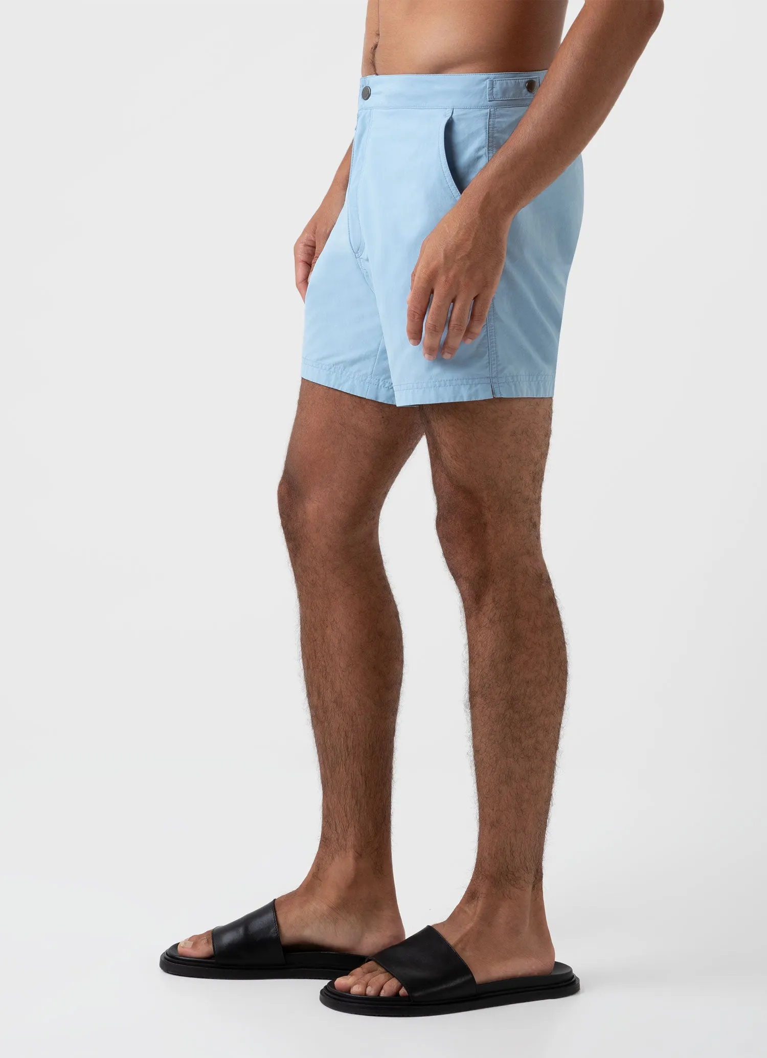 Light Blue Men's Tailored Swim Short