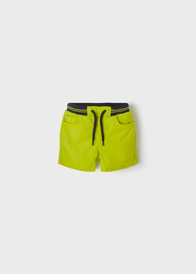 Lime green bermuda shorts for baby boy