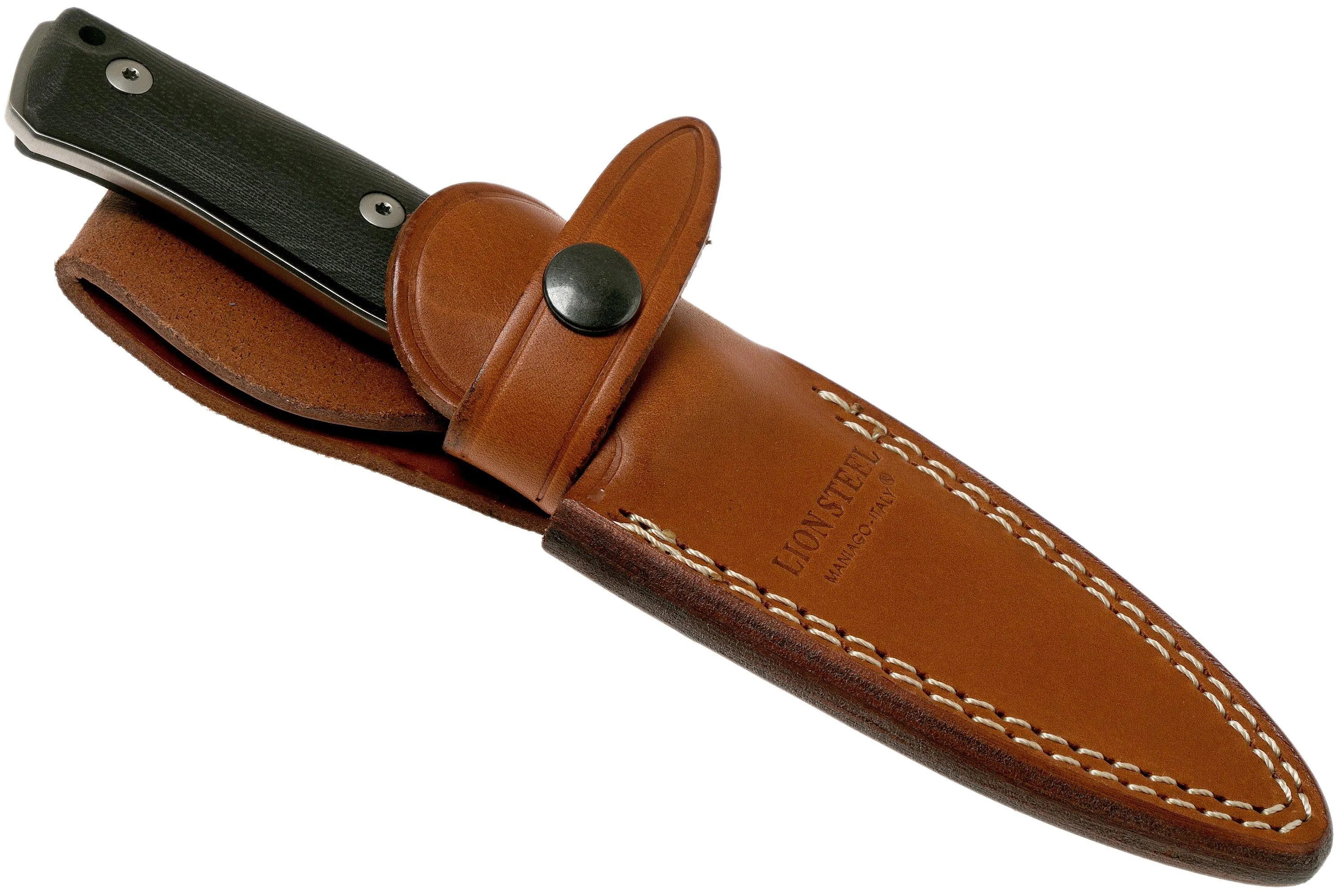 LionSteel B35 GBK Black G10 bushcraft knife