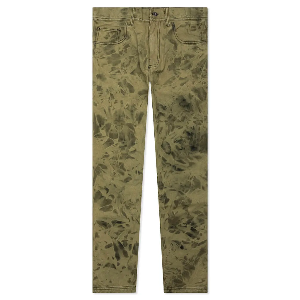 Locust Twill Pant in Yellow Color