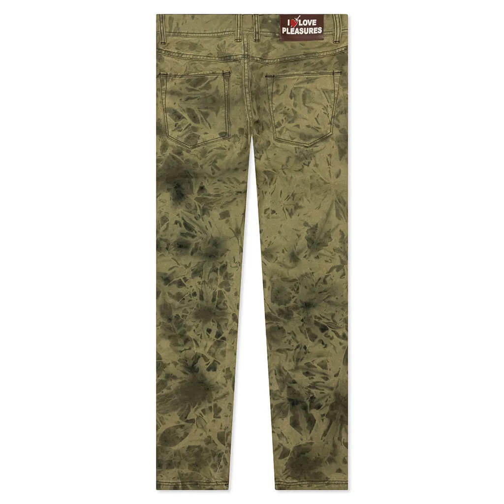 Locust Twill Pant in Yellow Color