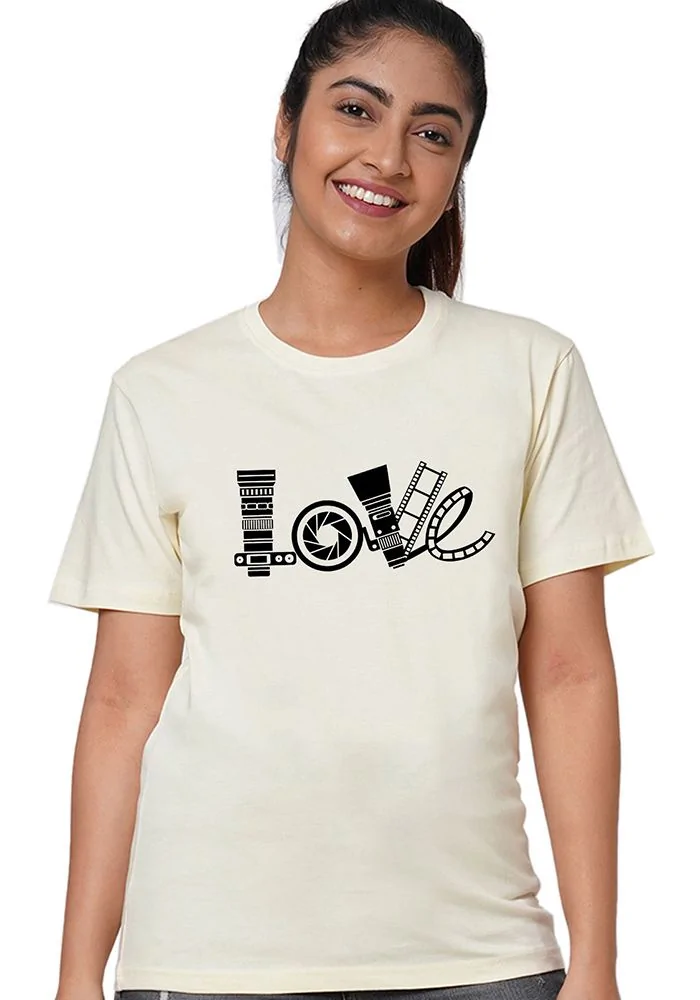 Women's Camera Love Tshirt