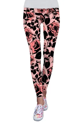 Lucy Floral Printed Performance Leggings for Women