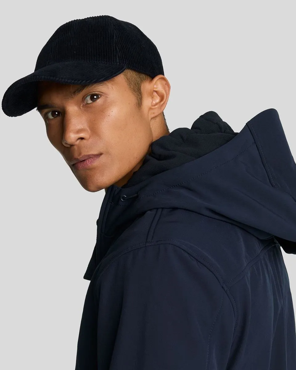 Lyle and Scott Fleece Back Softshell Jacket Dark Navy