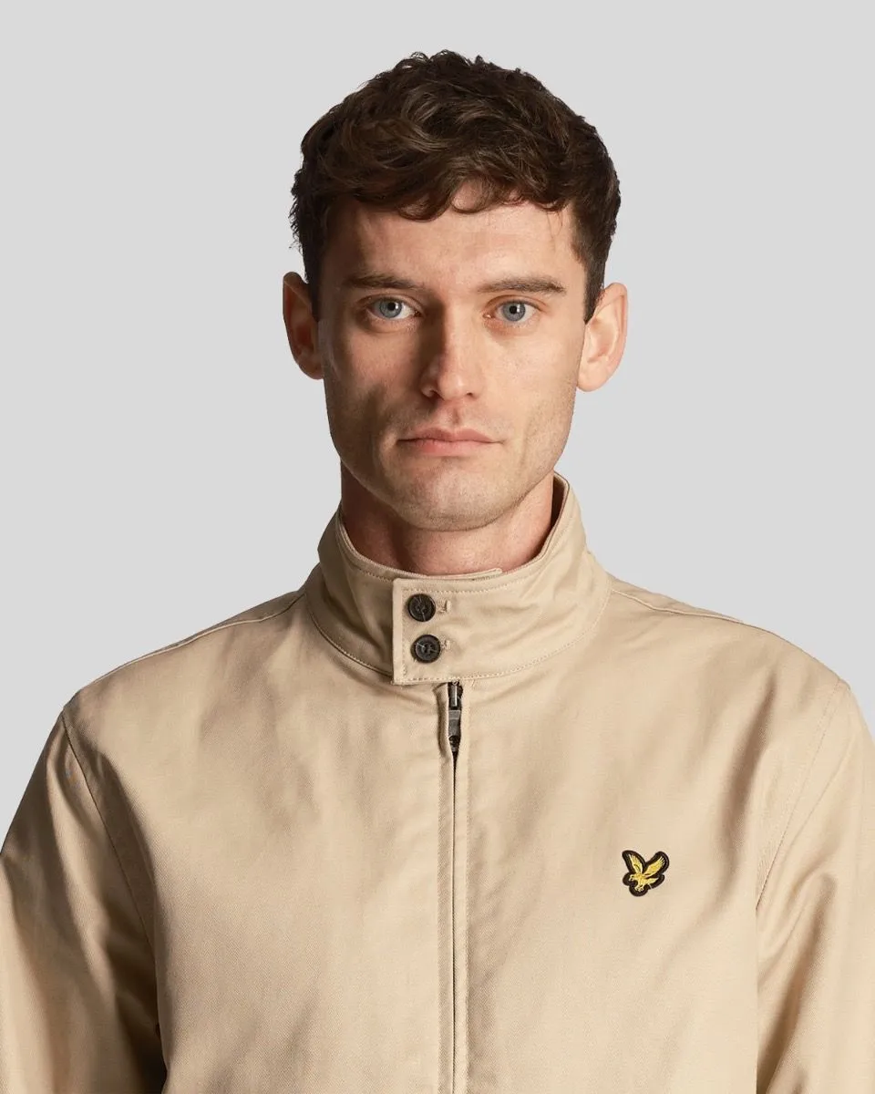 Lyle and Scott Casual Cotton Jacket in Stone