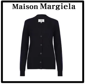 Maison Margiela logo cardigans for casual street style.