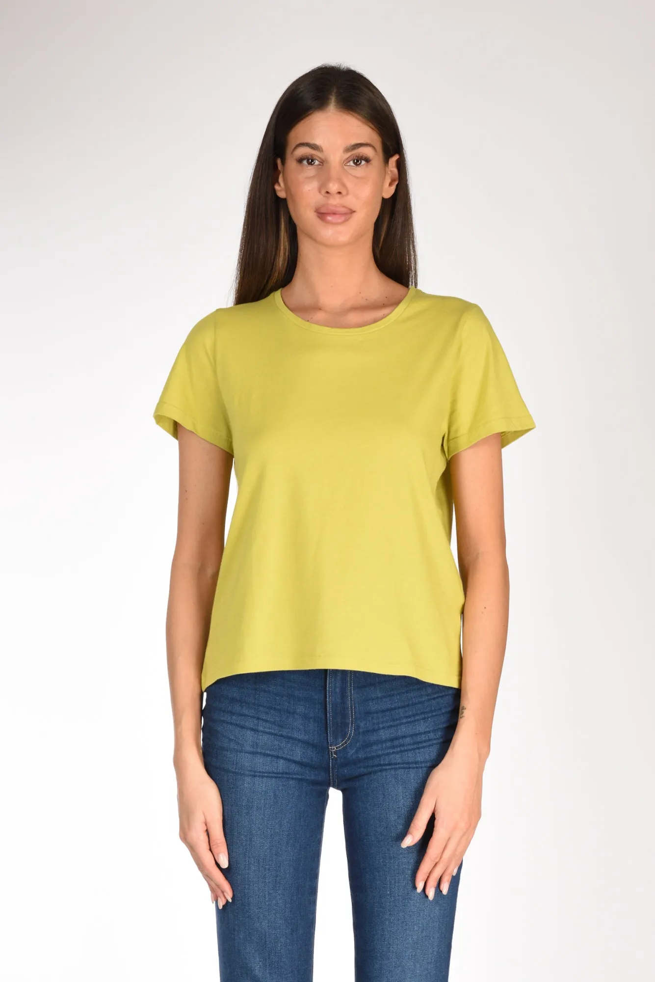 Majestic Filatures Paris Women's M Short Sleeve Light Green T-shirt