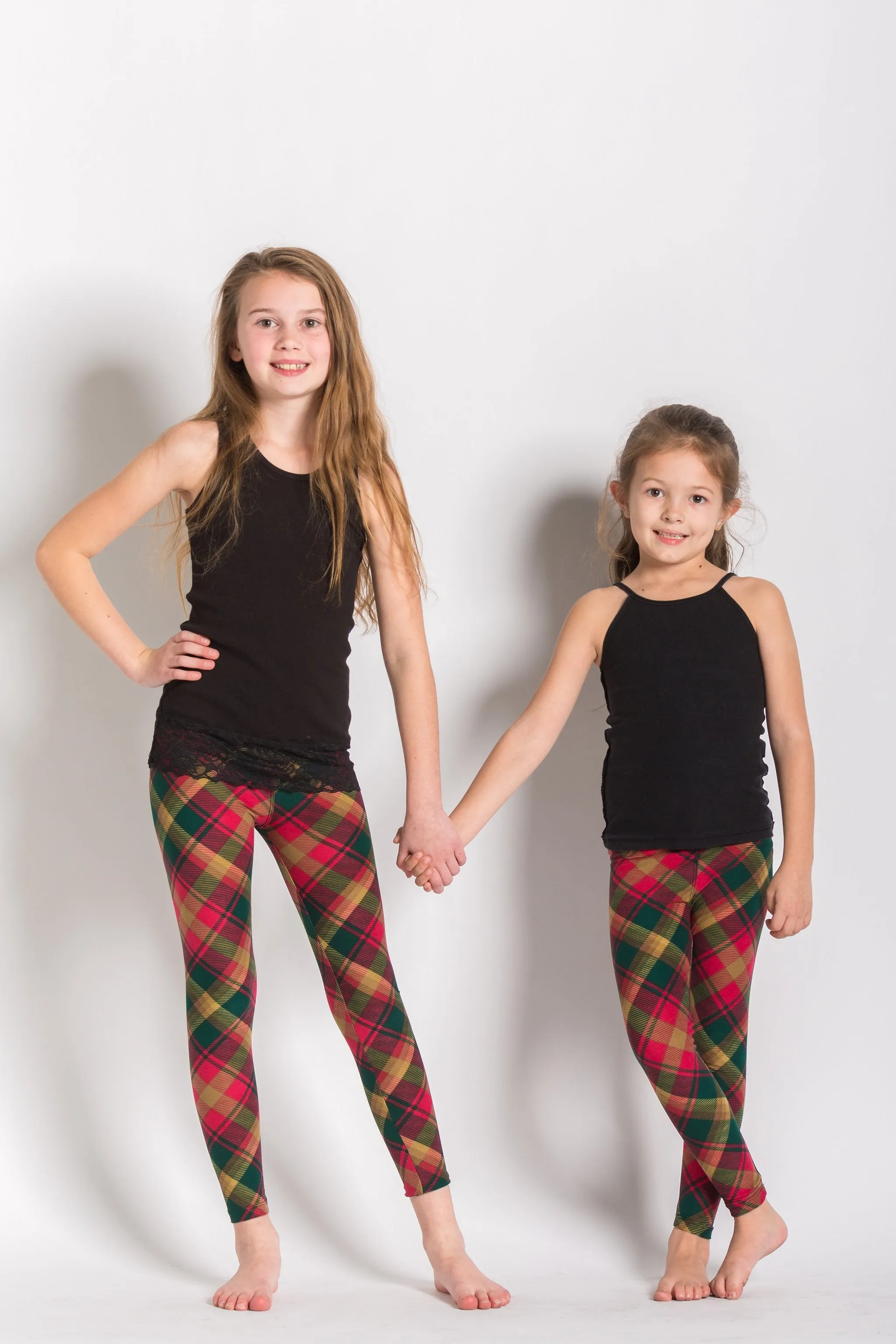 Maple Leaf Tartan Legging and Headband Set