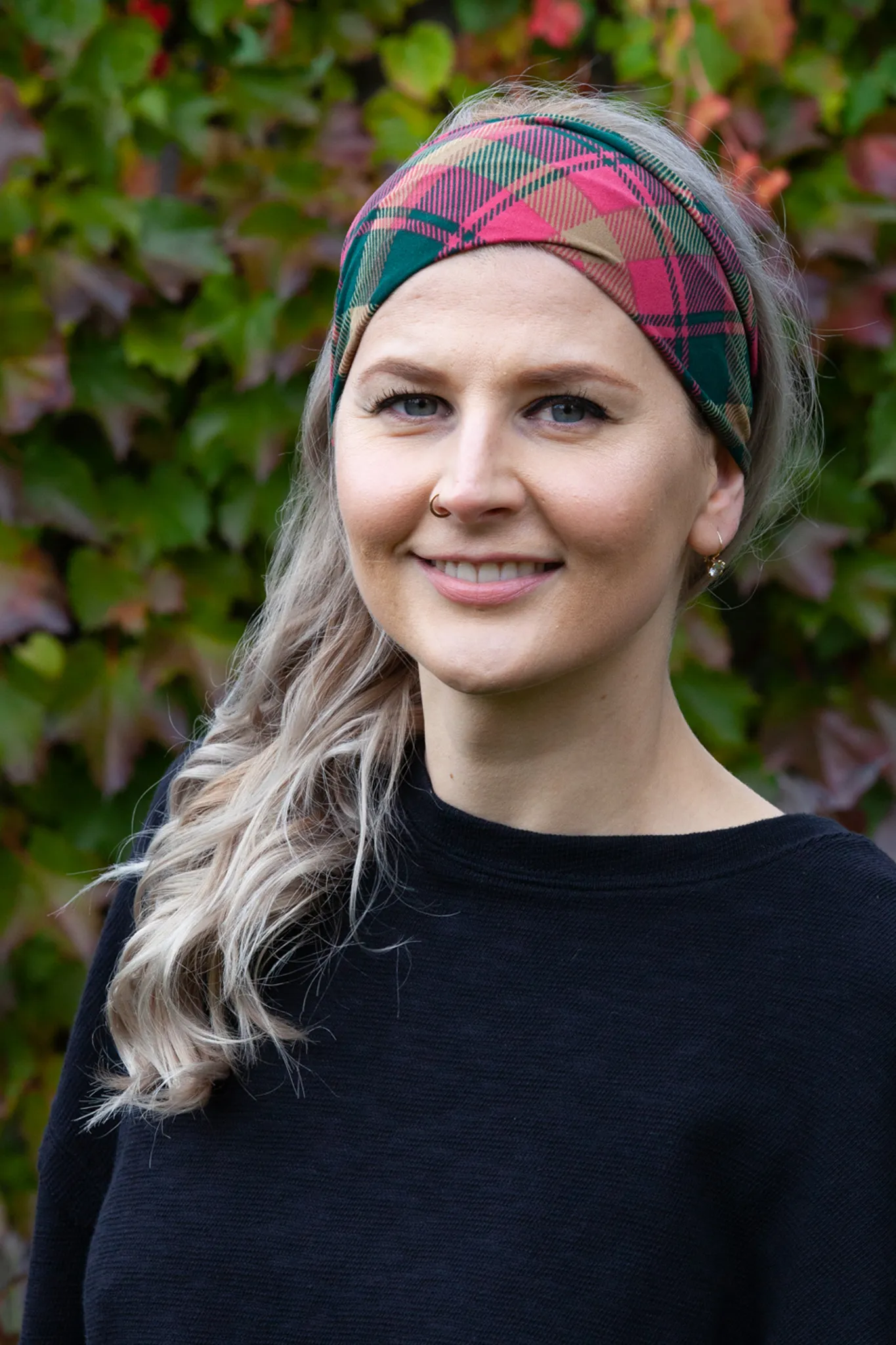 Maple Leaf Tartan Legging and Headband Set