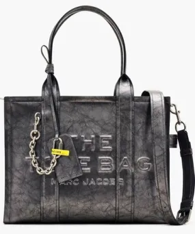 Marc Jacobs Metallic Distressed Large Tote Bag