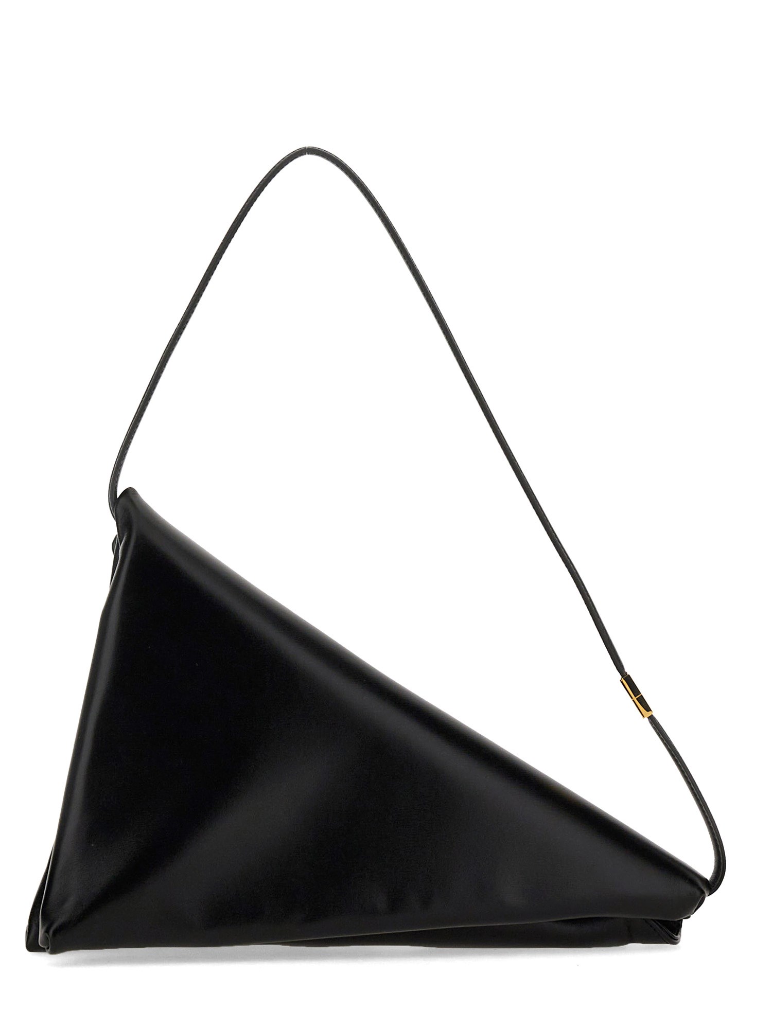 MARNI PRISM LEATHER TRIANGLE BAG