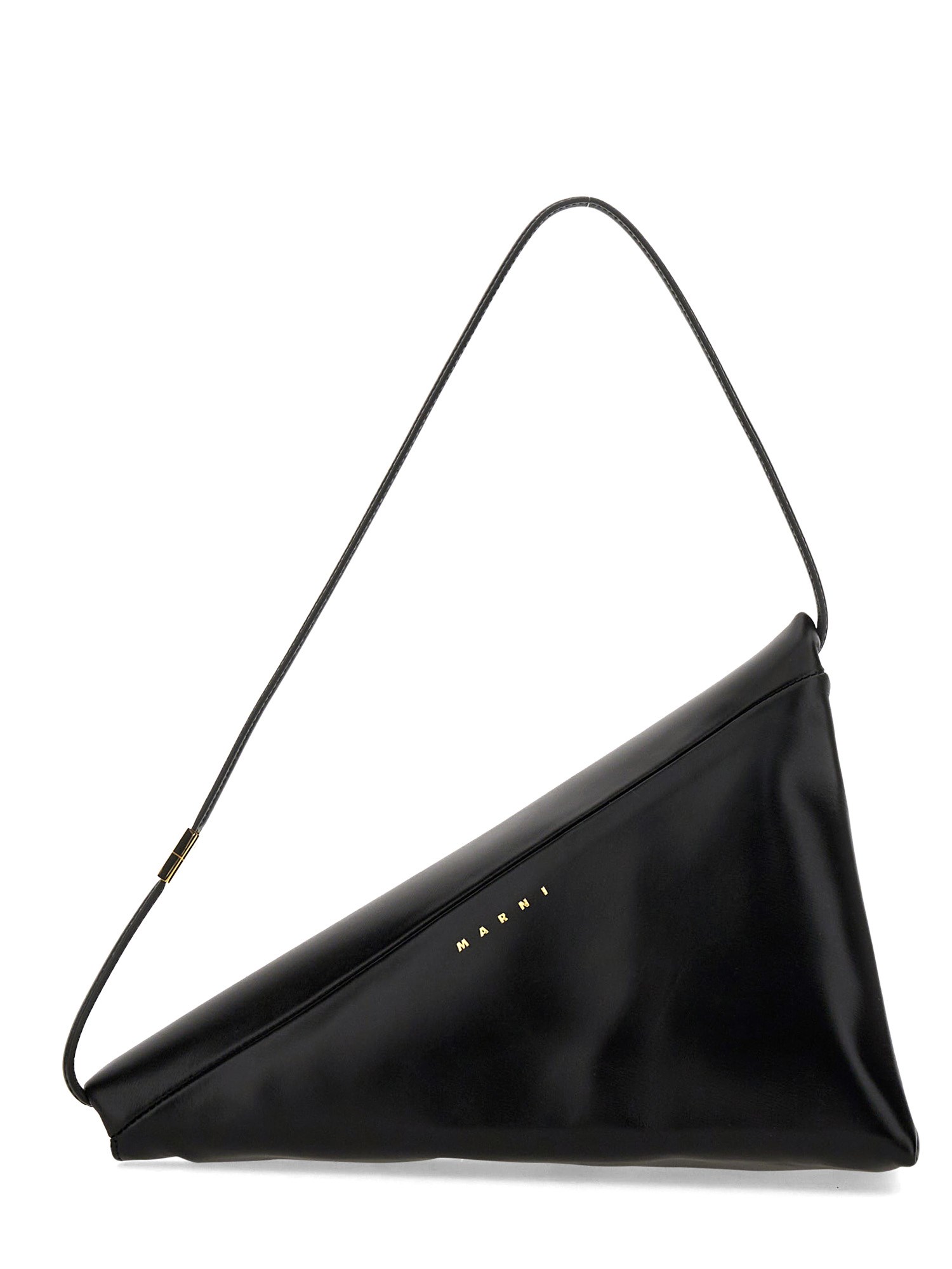 MARNI PRISM LEATHER TRIANGLE BAG