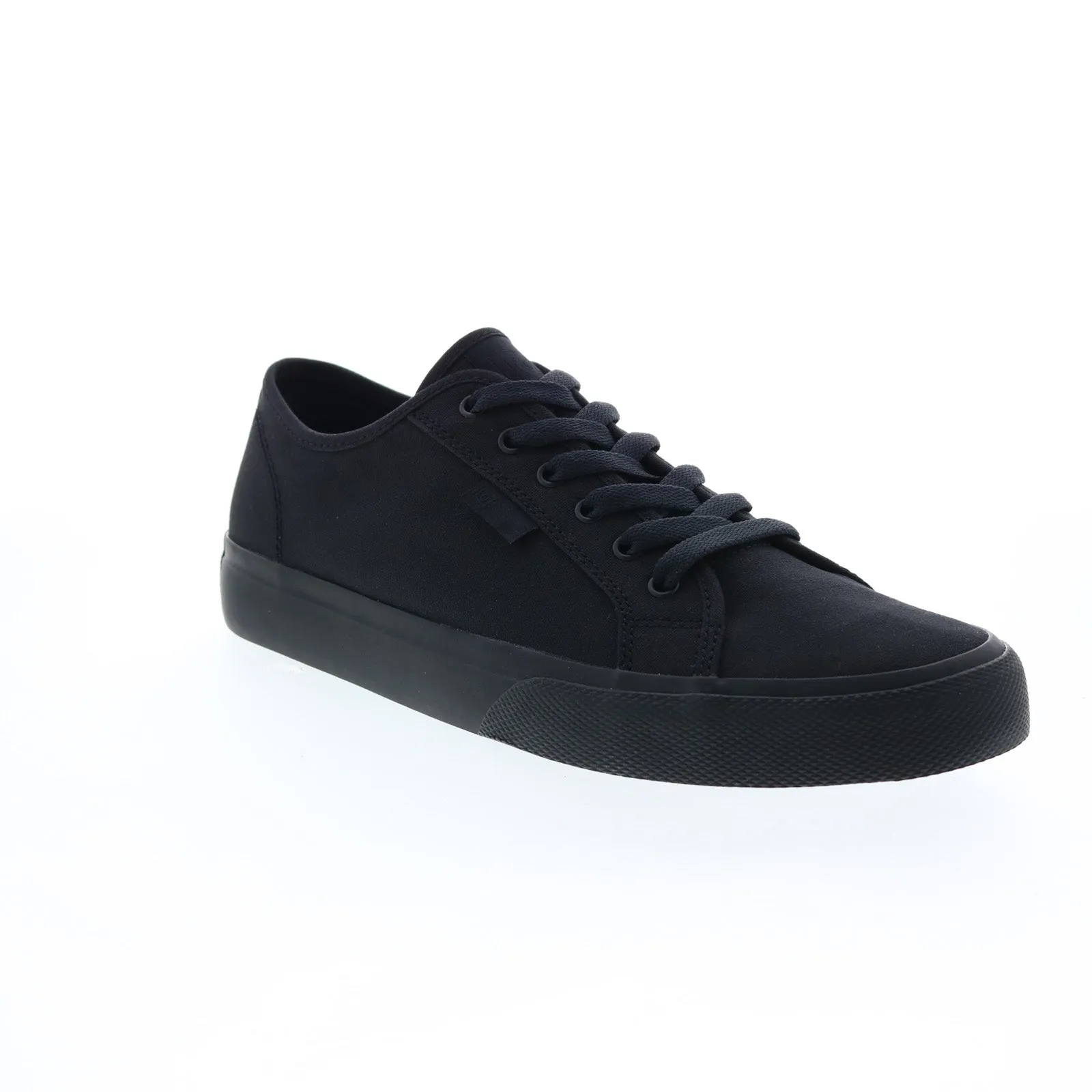 Mens Black Canvas Skate Inspired Sneakers Shoes - DC ADYS300591-001