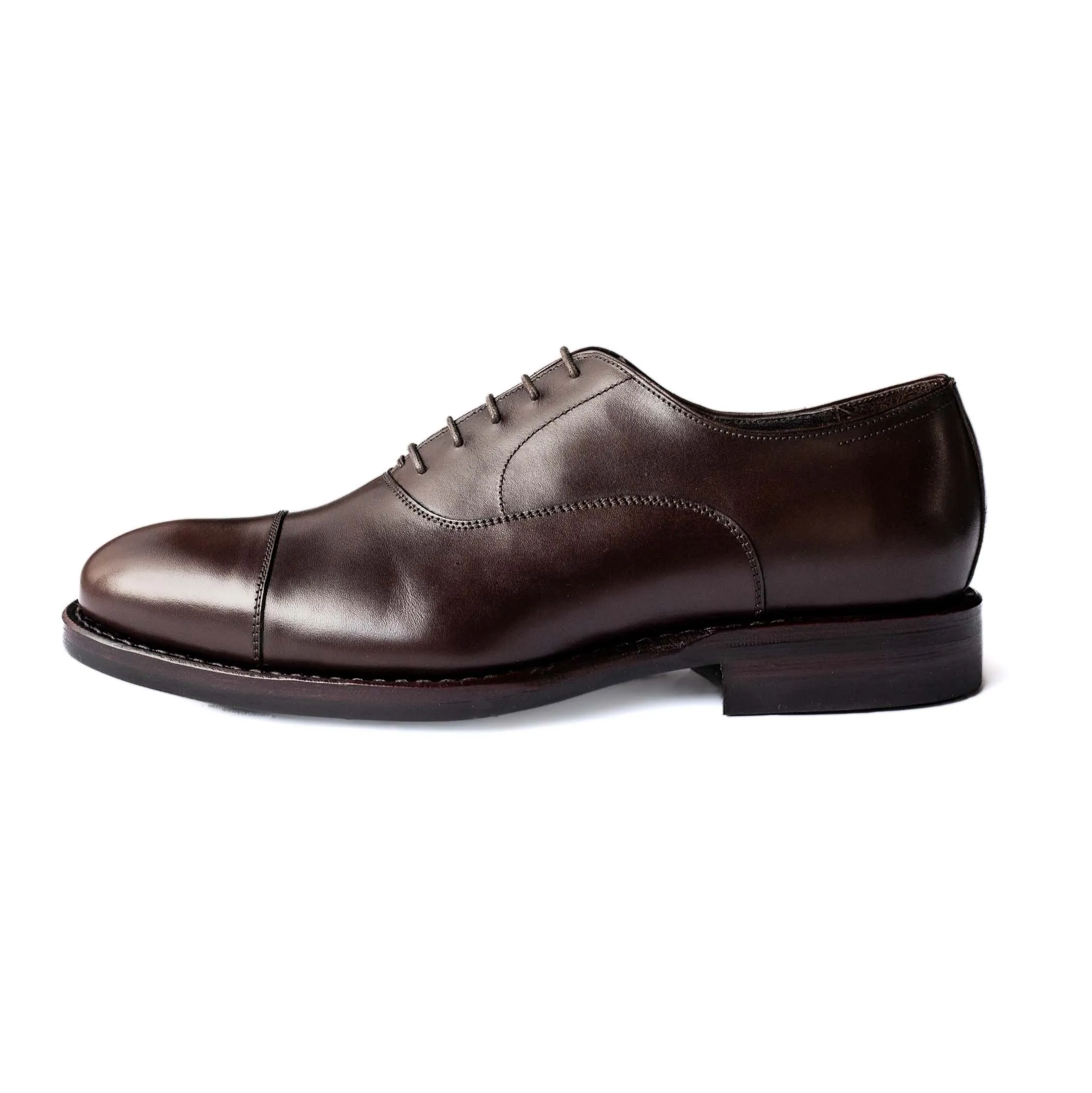 Men's Dark Brown Oxford Cap Toe