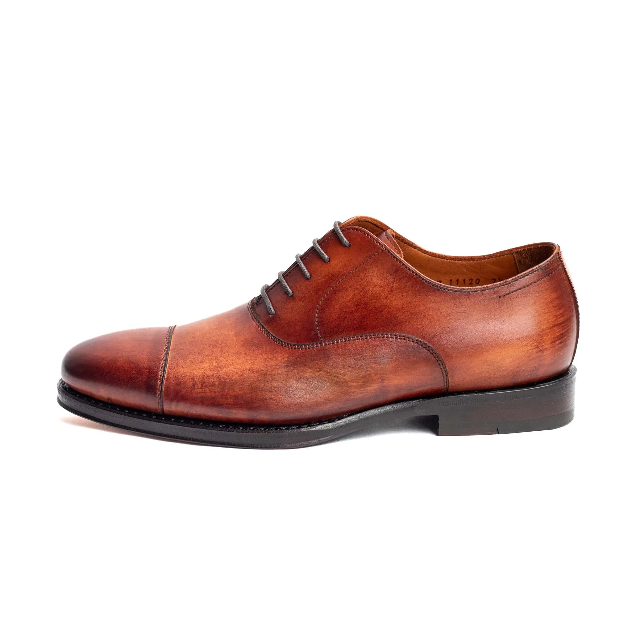 Men's Vegano Crust Marrone Oxford Cap Toe