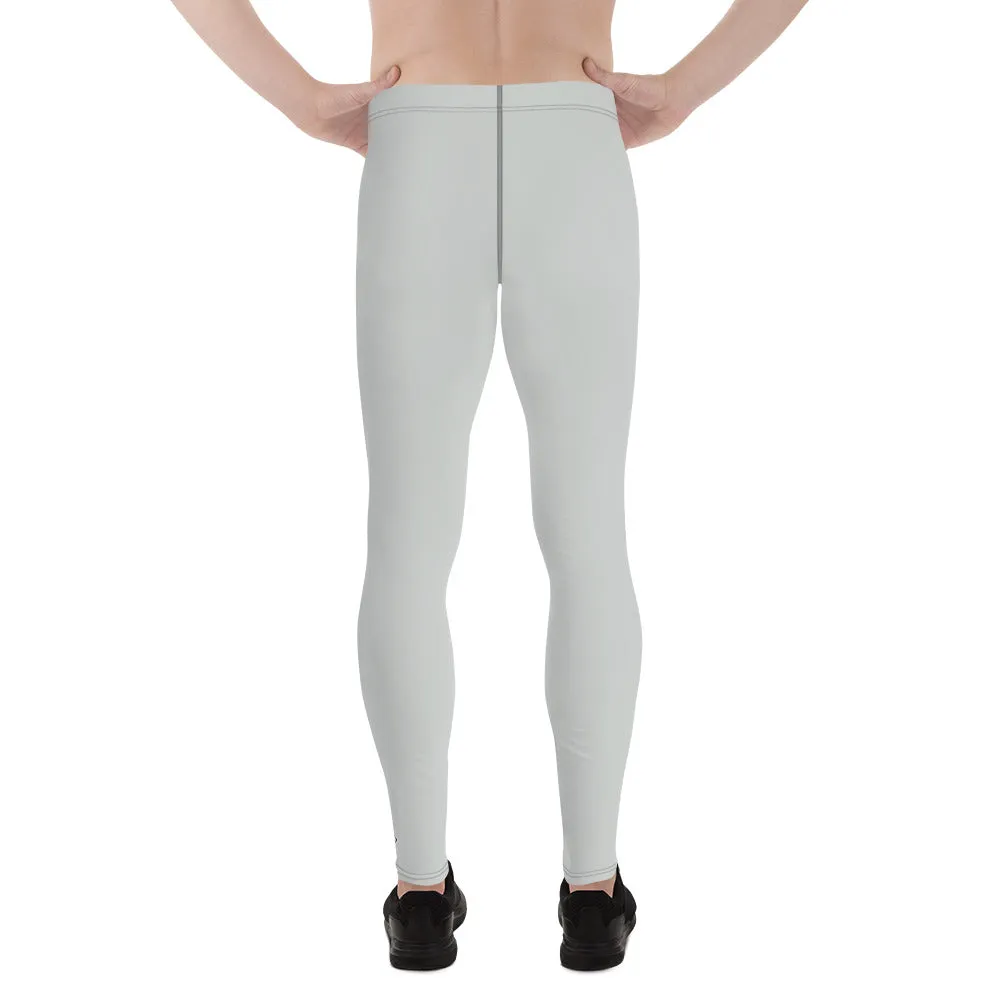 Men's Solid Color Workout Leggings - Smoke - Active Chic