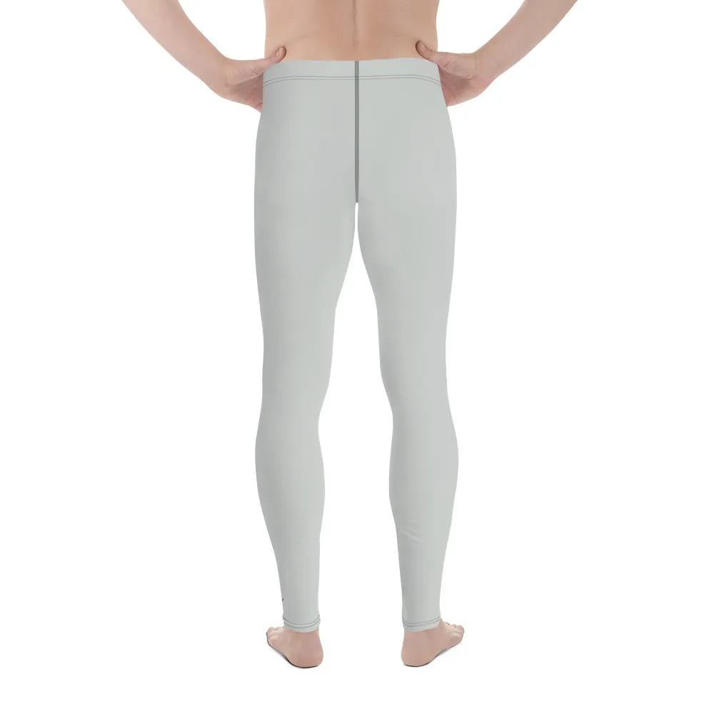 Men's Solid Color Workout Leggings - Smoke - Active Chic