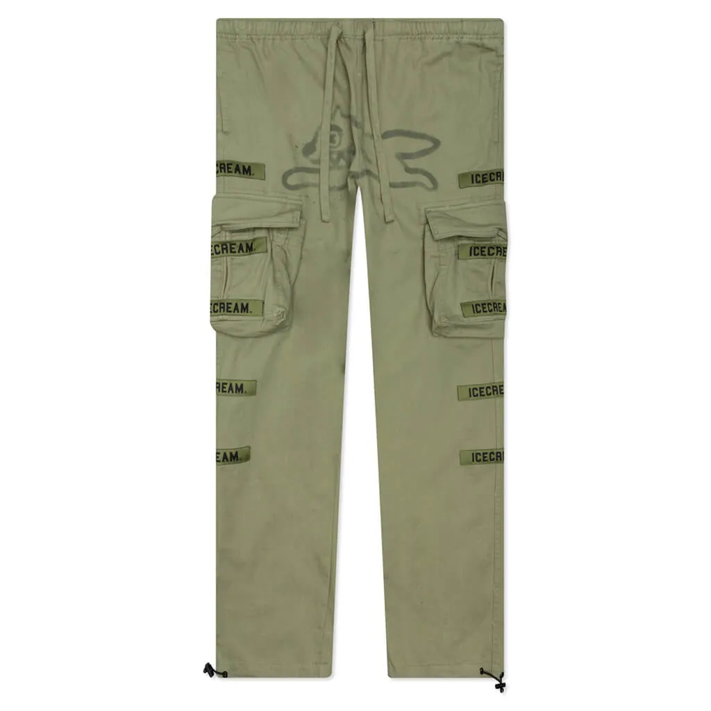 Militant Pant in Moss Stone Color