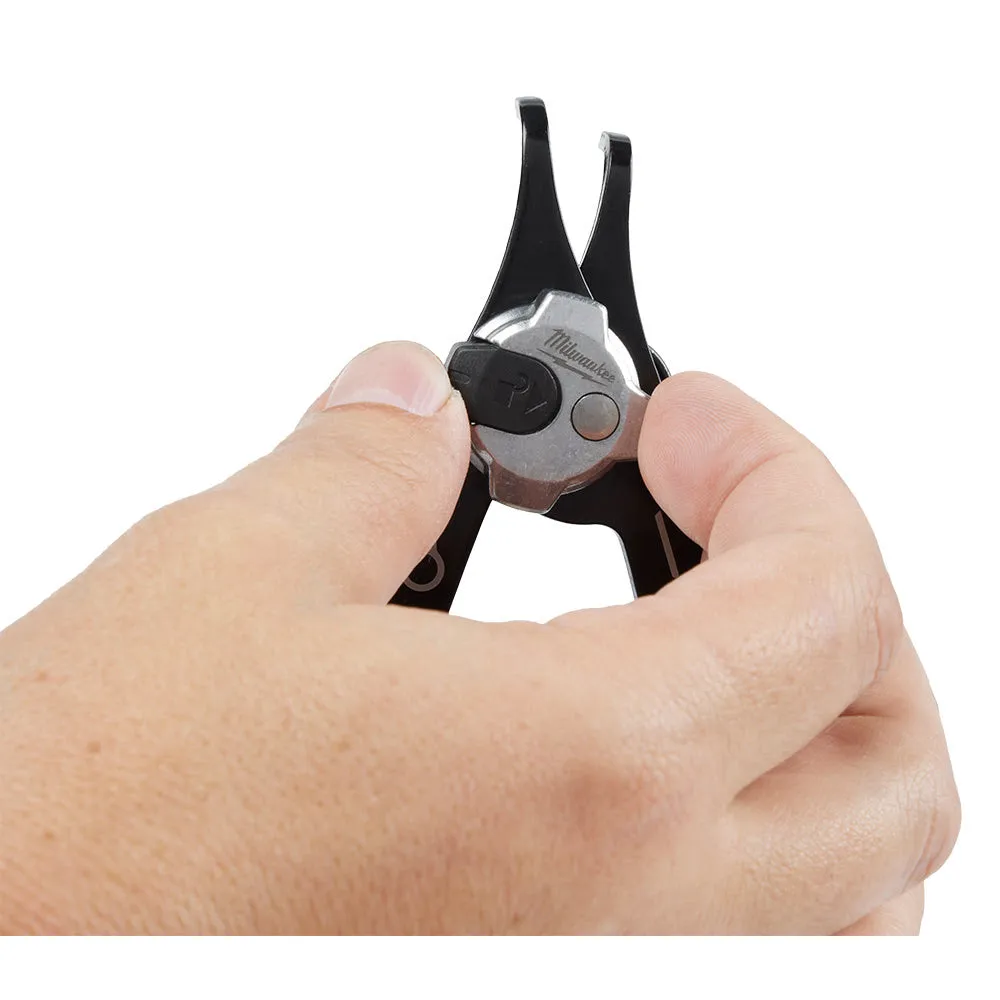 Milwaukee 48-22-6537 .070" Convertible Snap Ring Pliers - 45 Degree