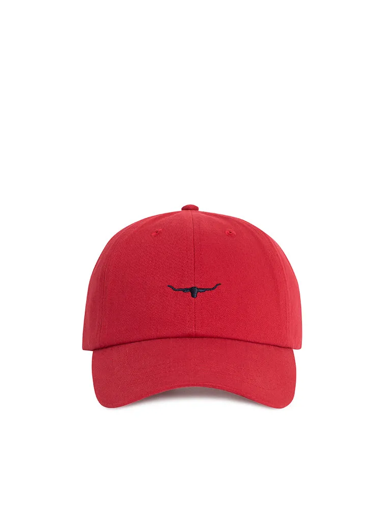 Mini Longhorn Cap Red Navy