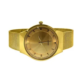 Modern Mesh Band All Gold Watch