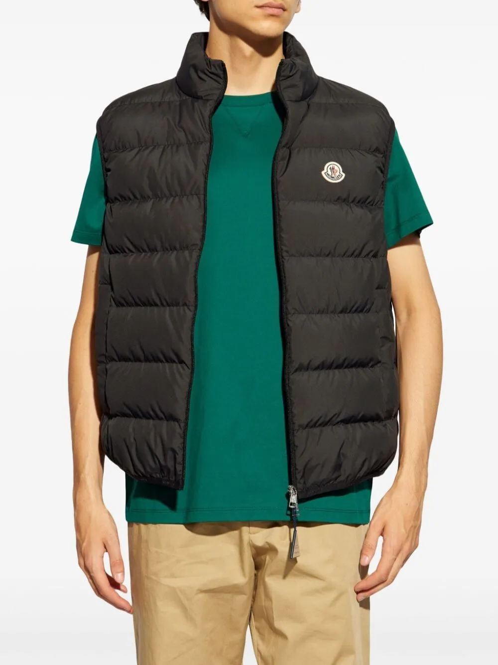 MONCLER Padded Vest with Contrast Details