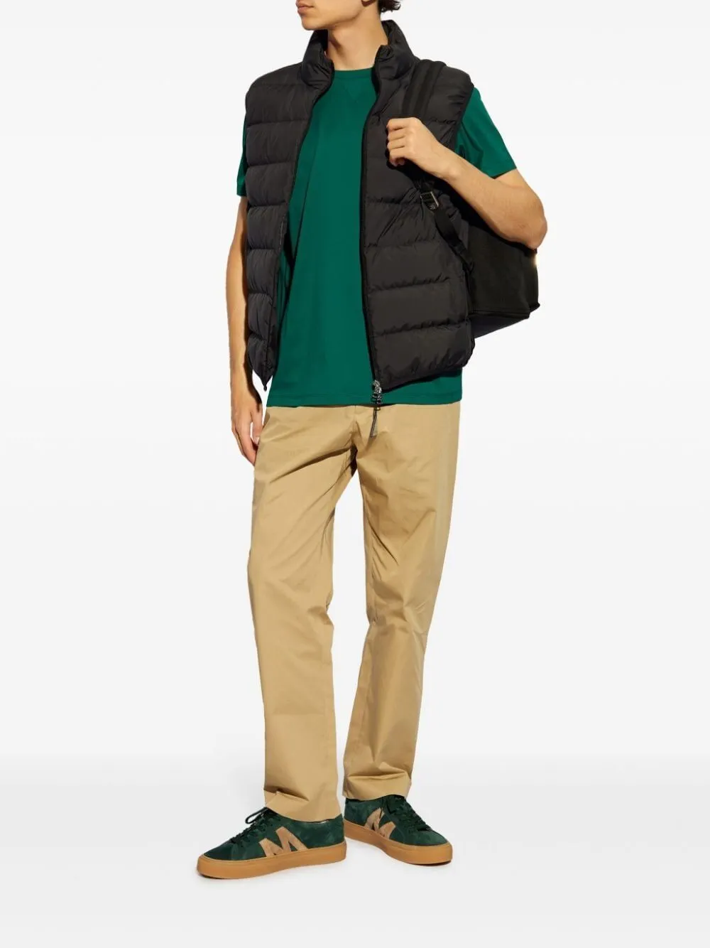 MONCLER Padded Vest with Contrast Details