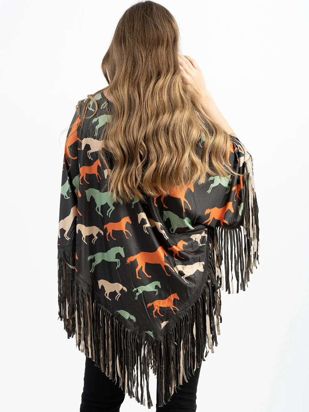 Montana West Horse Collection Poncho PCH-1707