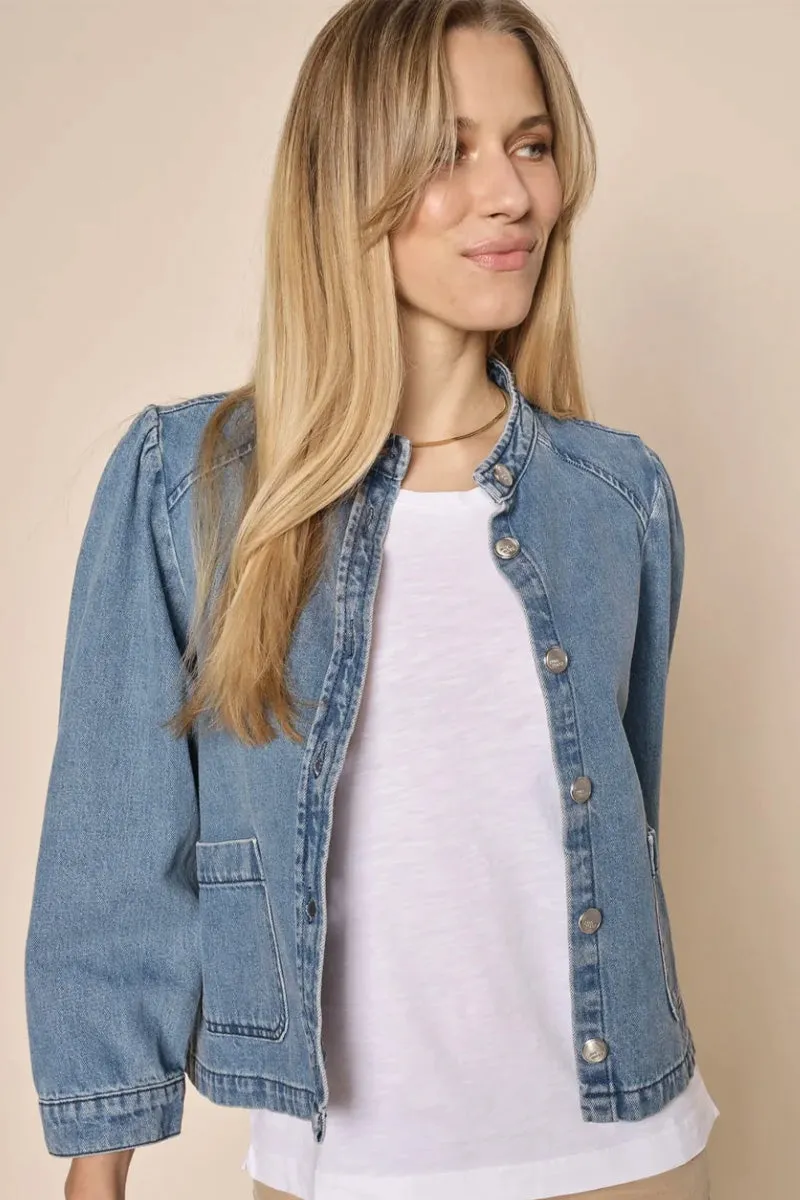 Mos Mosh Milla Denim Jacket | Blue - Shop Now