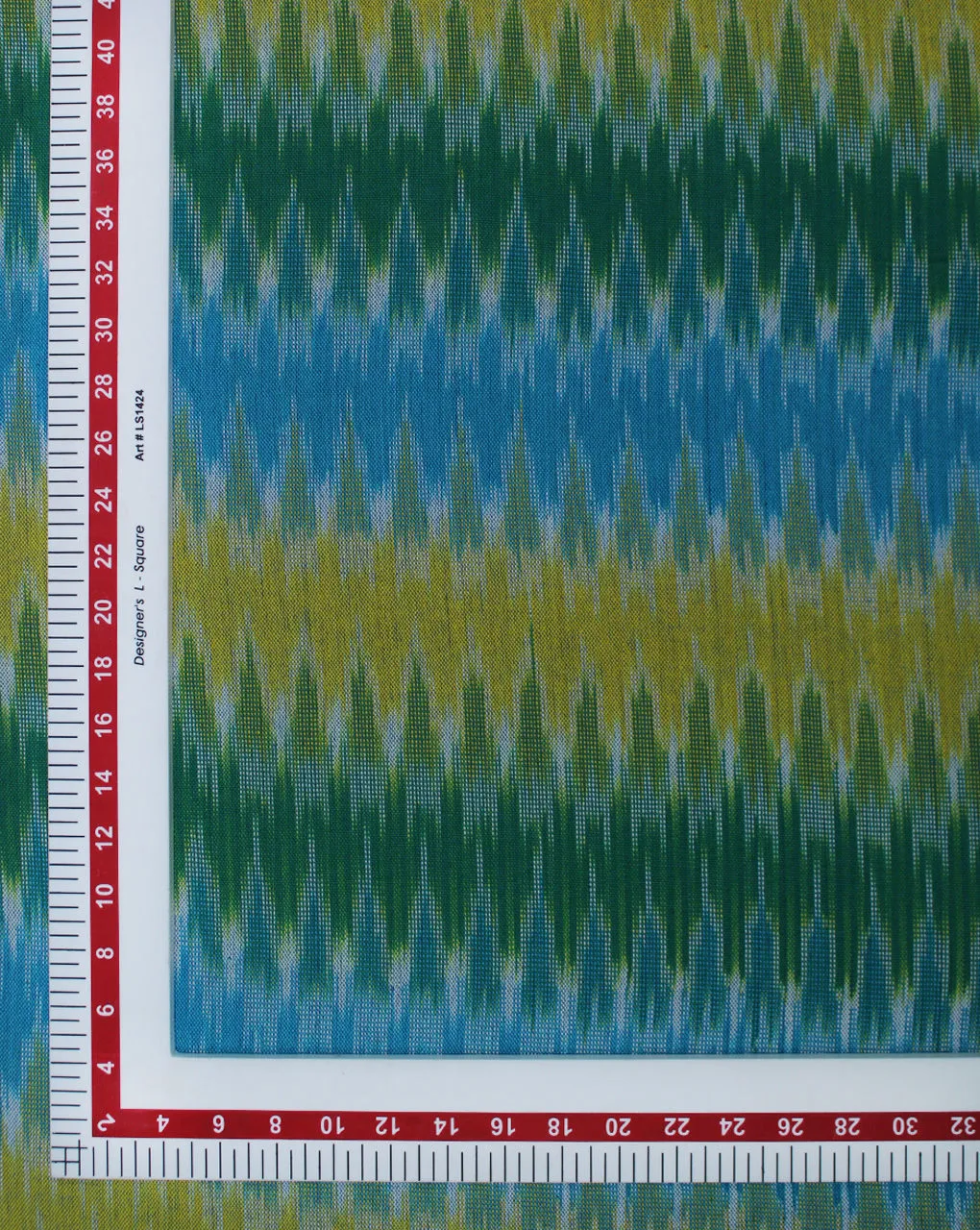 Multicolor Ikat Cotton Fabric