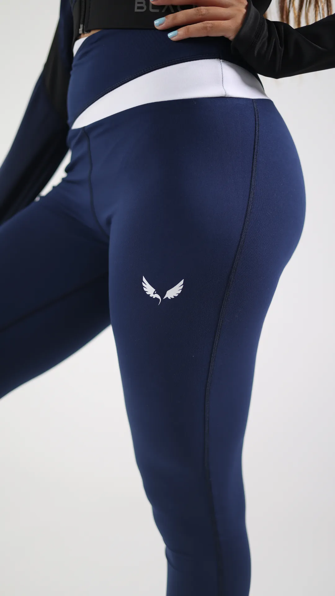 Navy Blue Leggings Sculpted