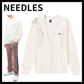 Needles Cardigans with Plain Logo Design