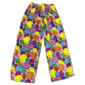 neon smile plush pants